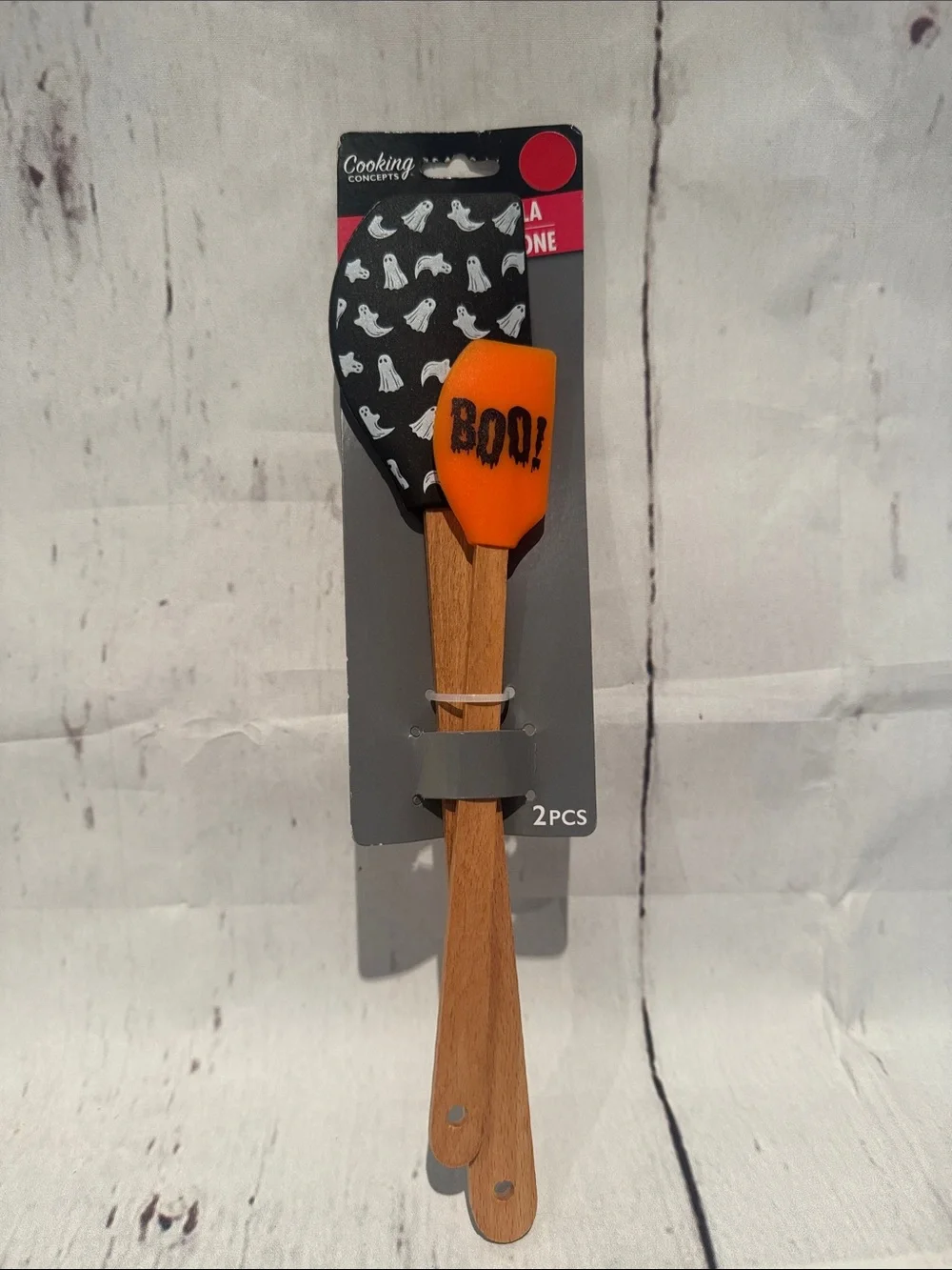 NWT Cooking Concepts Halloween Theme Silicone Spatula, 2-pc Pack